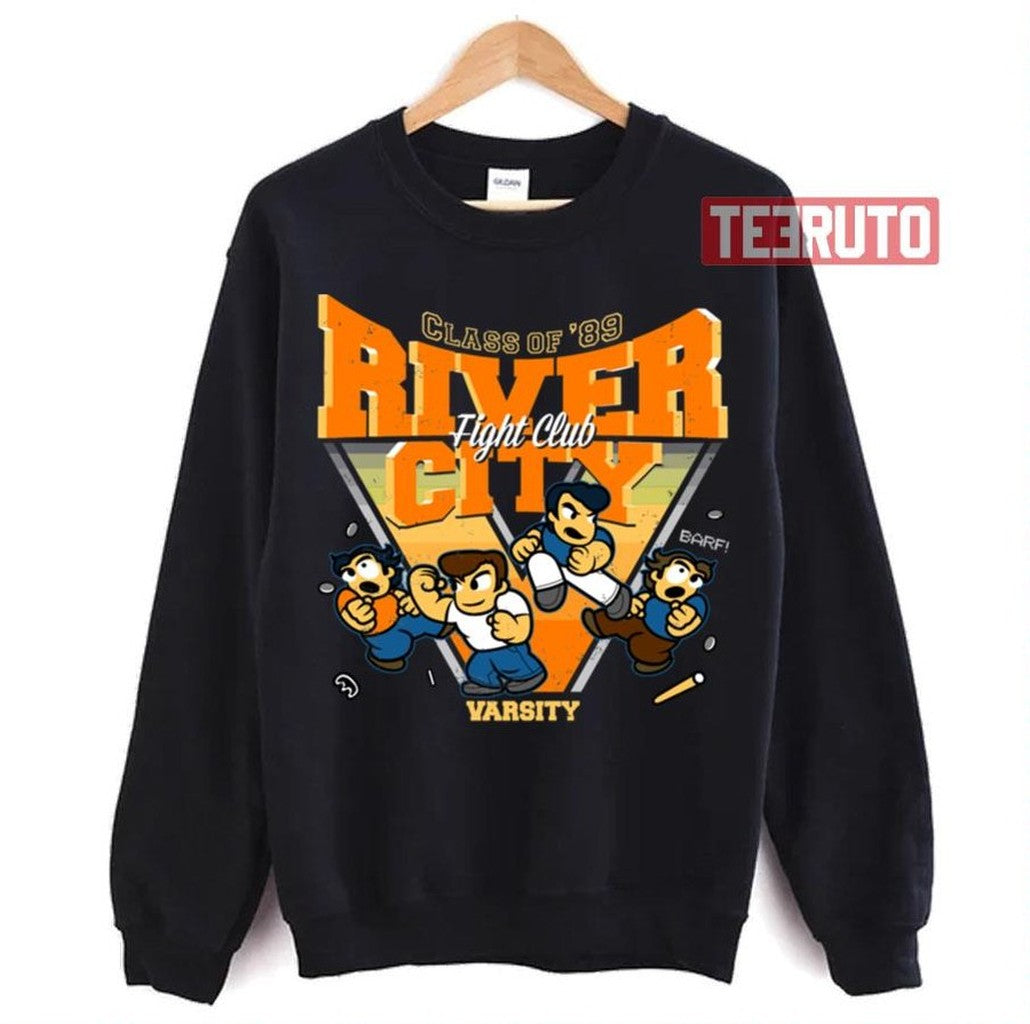 River City Fc Orange Logo Double Dragon Unisex Sweatshirt