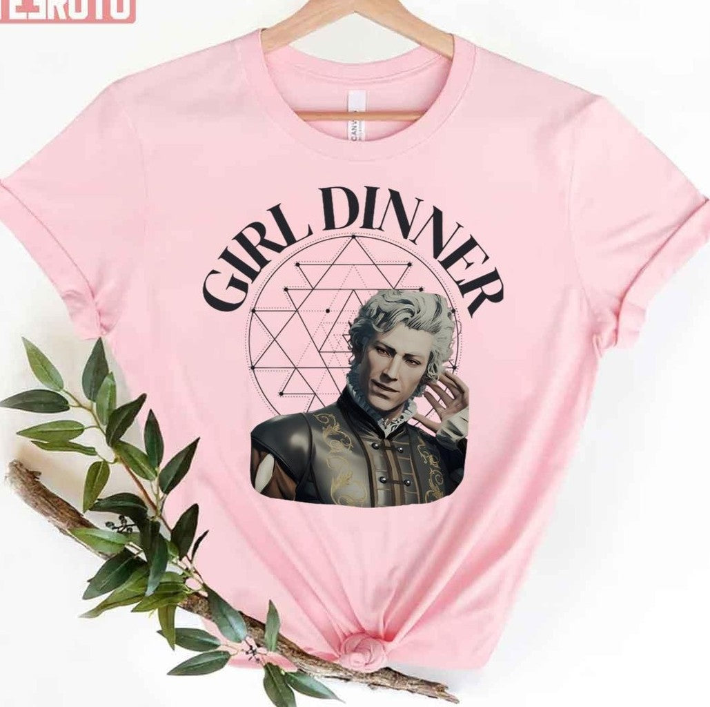 Astarion Meme Bg3 Girl Dinner Unisex T-Shirt