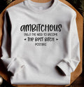 Ambitious Sweatshirt Casual Pullover Hoodie Sweaters
