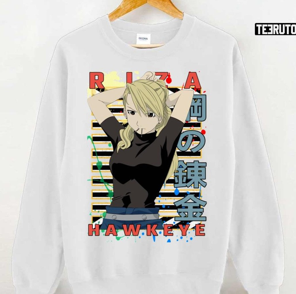 Riza Hawkeye Fullmetal Alchemist Brotherhood Anime Unisex T-Shirt