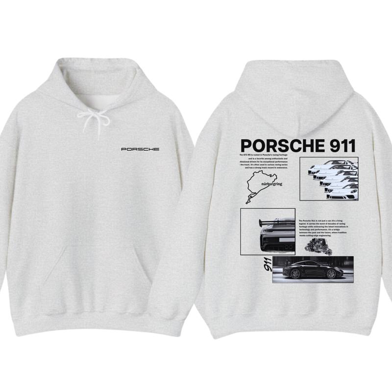 Porsche Heritage T-Shirt Hoodie Elevate Your Style with Comfort and Legendary Design Casual Cotton