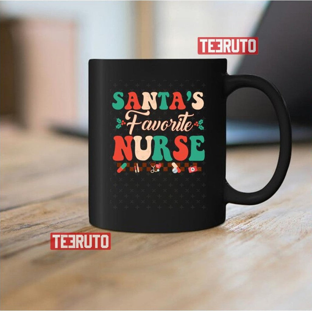 Santa's Favorite Nurse Christmas Nurse Life Sweatshirt