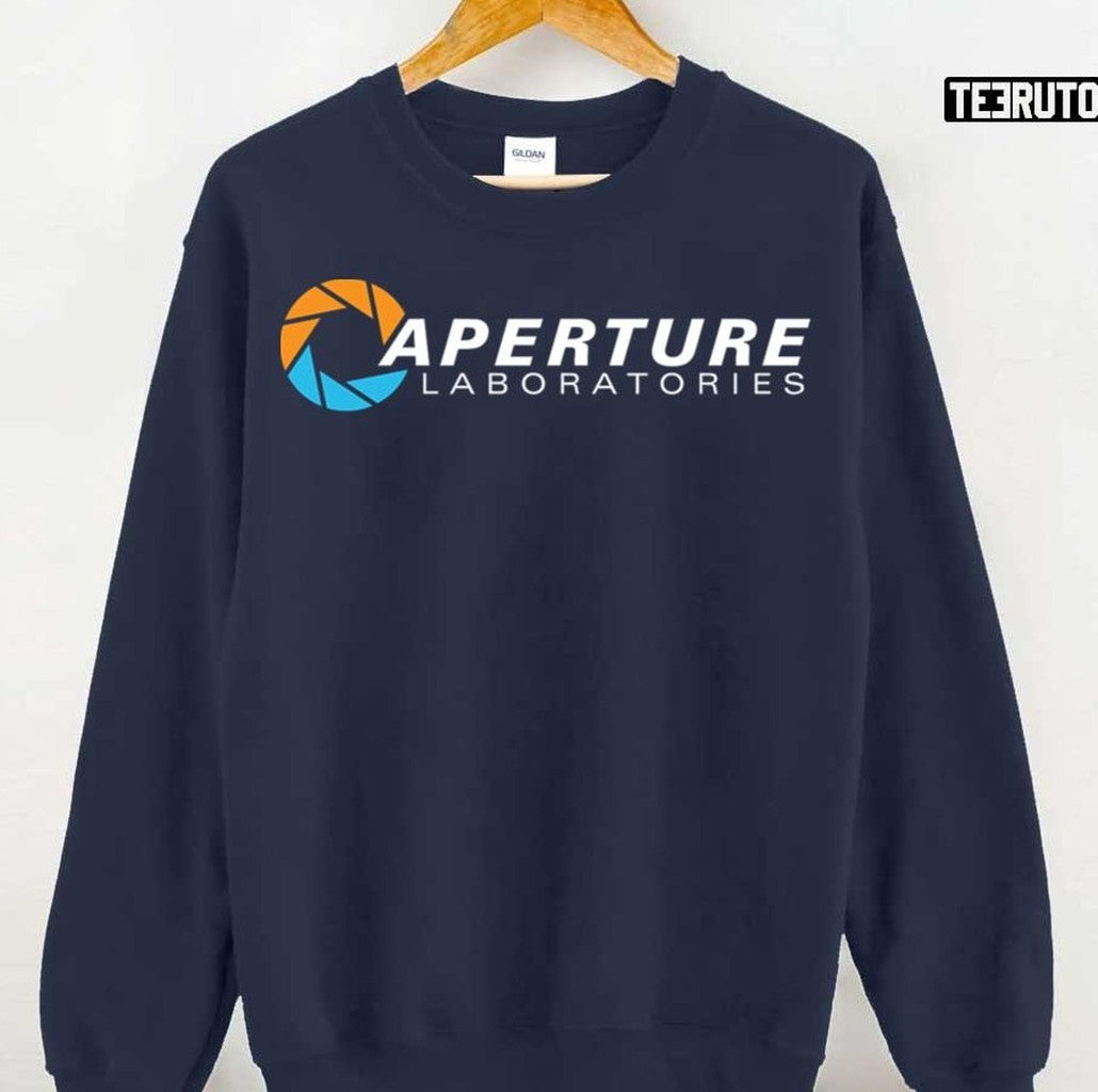 Portal Aperture Science Logo Colors Unisex T-Shirt