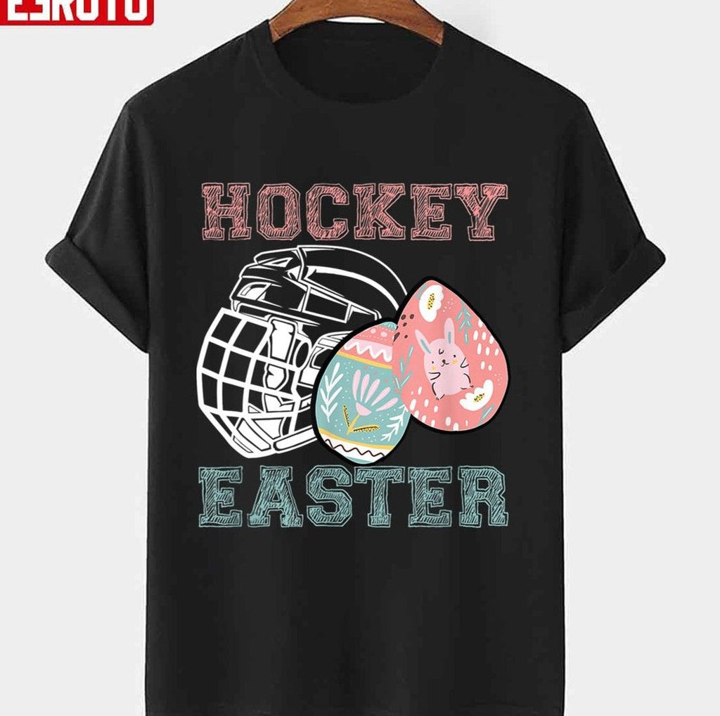Best Artwork Easter Hockey Love Sport Vintage Unisex T-shirt