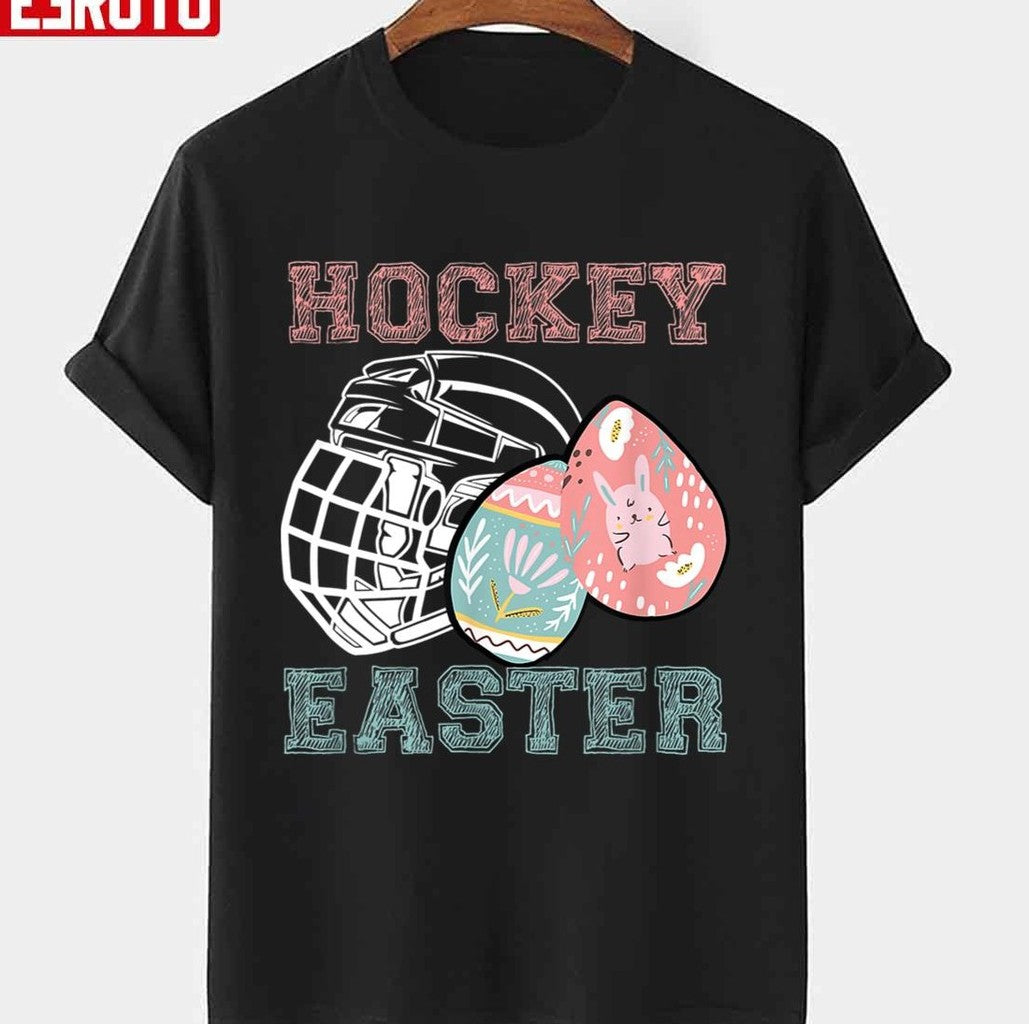 Best Artwork Easter Hockey Love Sport Vintage Unisex T-shirt