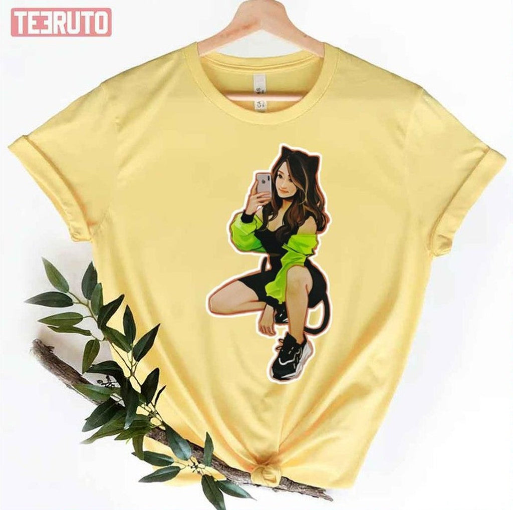 Pokimane In The Cat Suit Youtuber Unisex T-Shirt