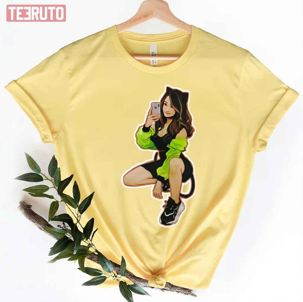 Pokimane In The Cat Suit Youtuber Unisex T-Shirt