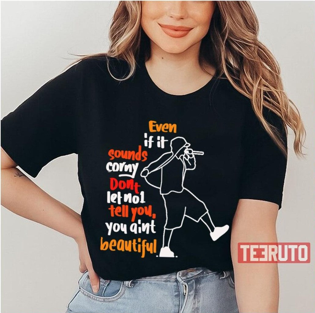 Beautiful Eminem Lyrics Premium Unisex T-Shirt