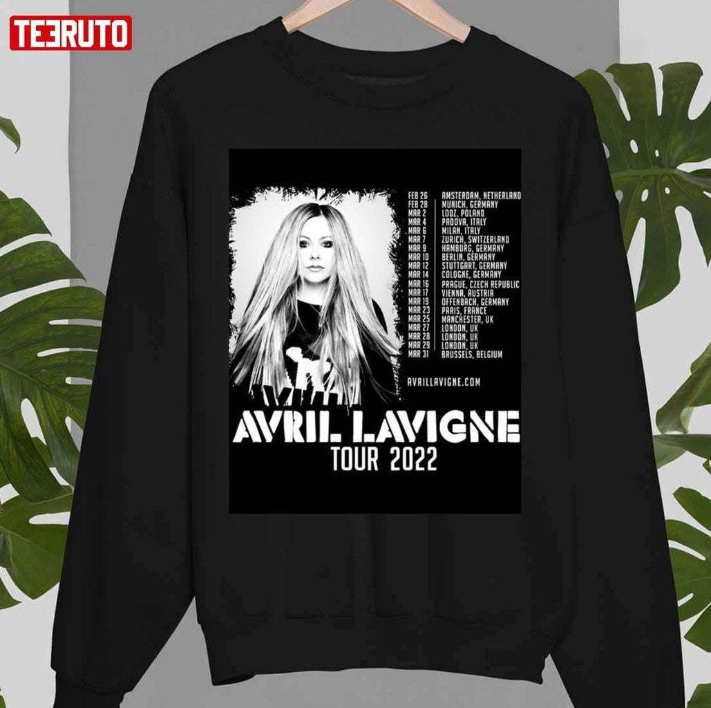 Avril Tour Date 2022 Unisex T-Shirt