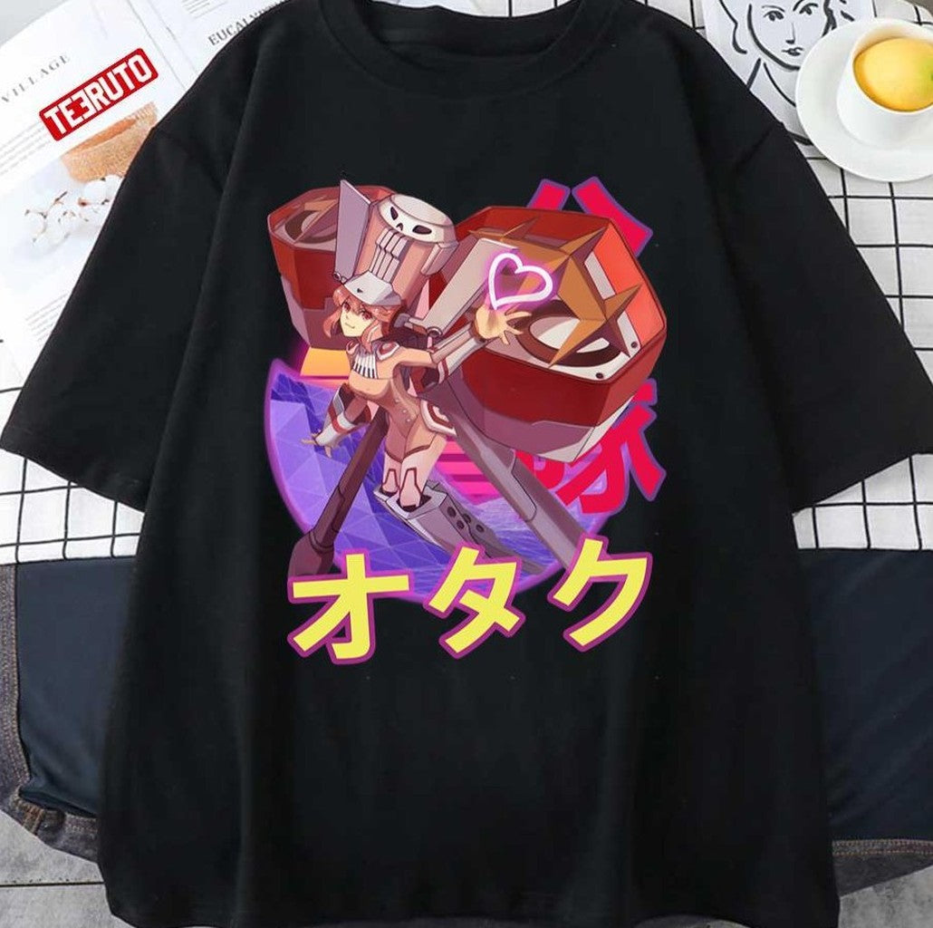 Symphony Nonon Jakuzure Regalia Kill La Kill Kiru Ra Kiru Retro Sunset Anime Design Unisex T-shirt