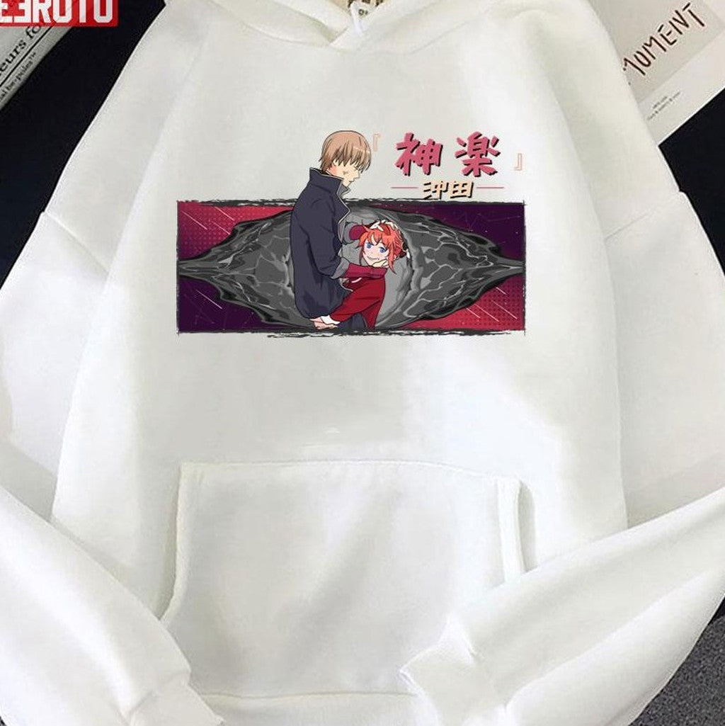Anime Kagura X Okita Skyness Gintama Unisex T-Shirt