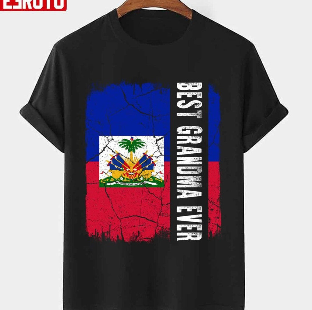Best Haitian Grandma Ever Haiti Flag Mother's Day Unisex T-Shirt