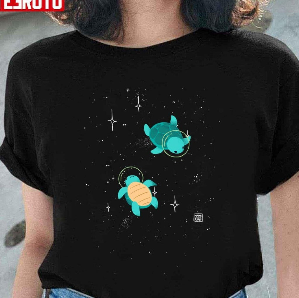 Space Turtles Cute Design Unisex Sweatshirt