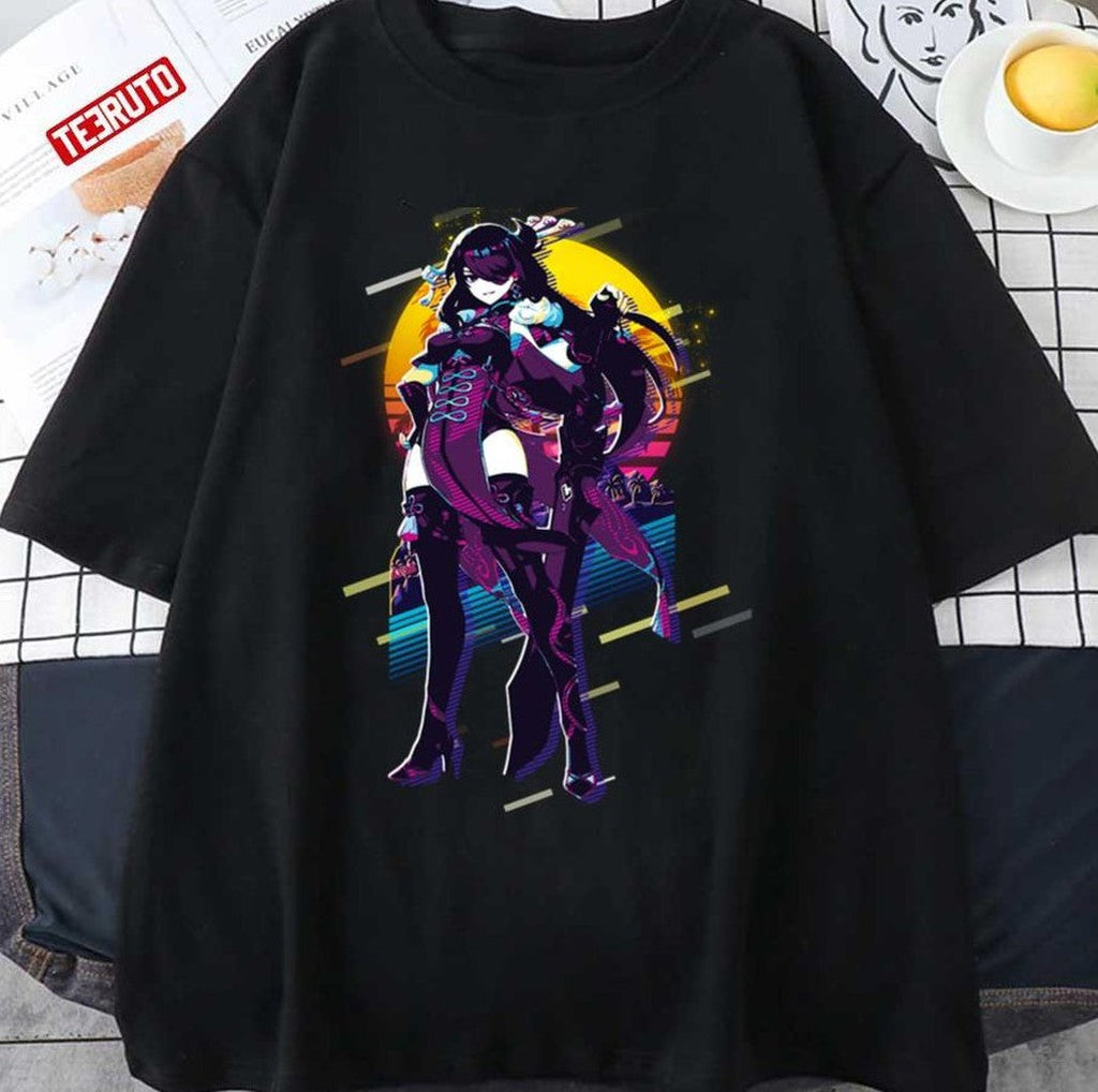 Beidou Genshin Impact 80s Retro Unisex T-shirt