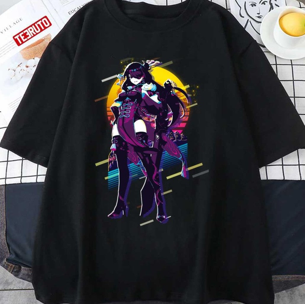 Beidou Genshin Impact 80s Retro Unisex T-shirt