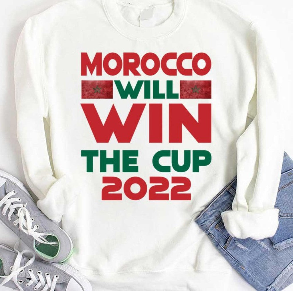 Morocco Will Win The Cup 2022 Unisex Hoodie