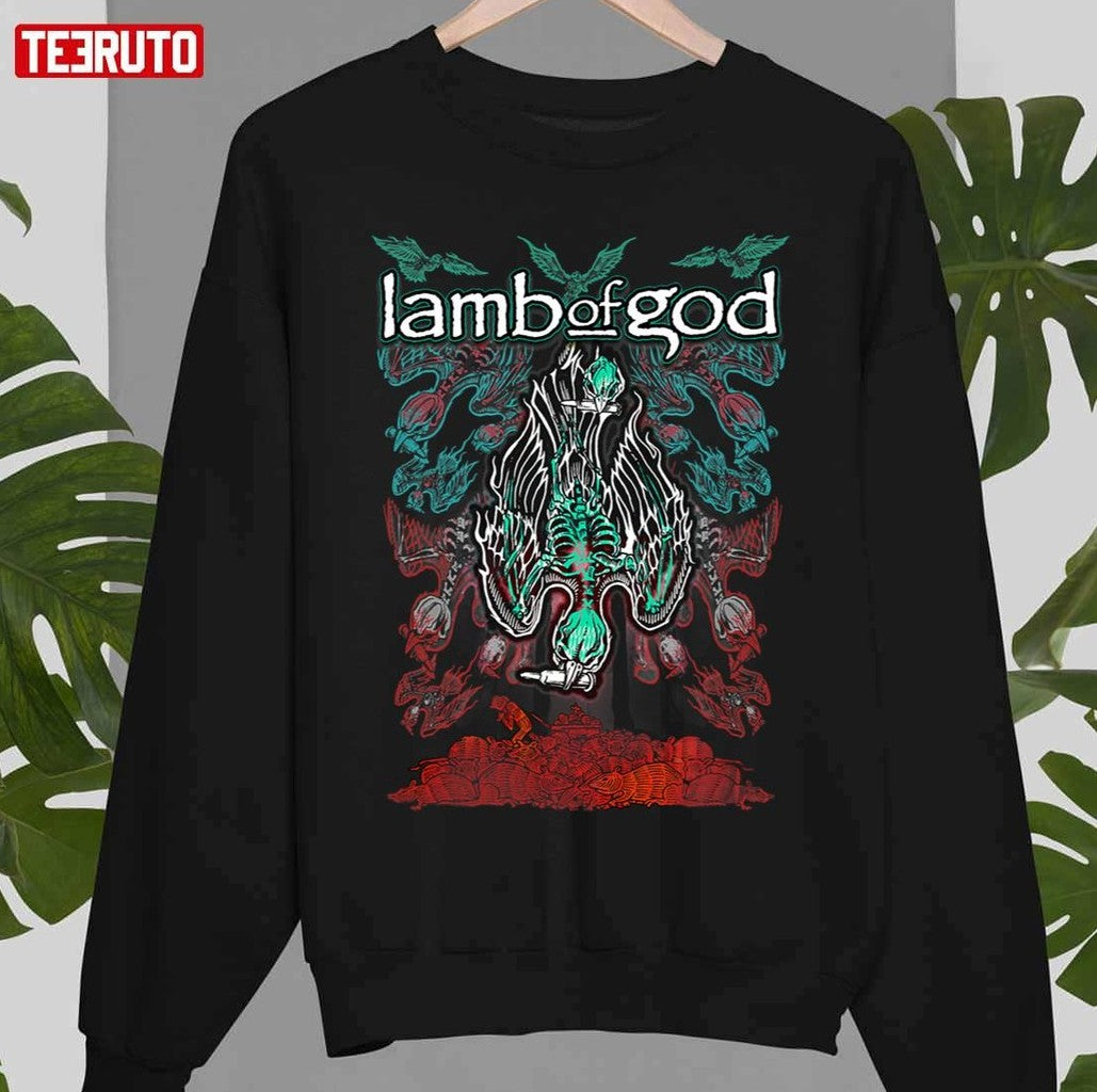 Ashes Of The Wake Lamb Of God Art Unisex Hoodie