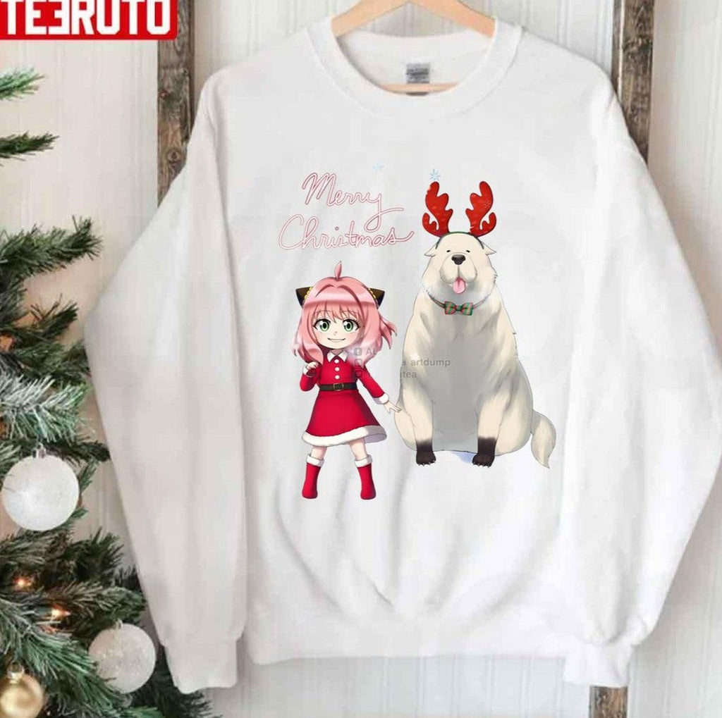 Anya And Bond Spy X Family Christmas Unisex Sweatshirt