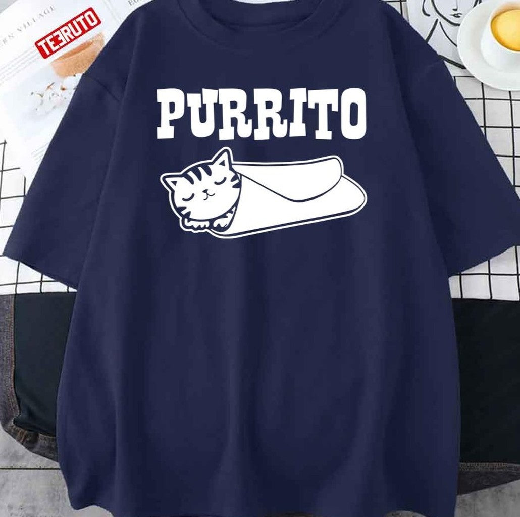 Purrito Burrito Cat Kitten Unisex Sweatshirt