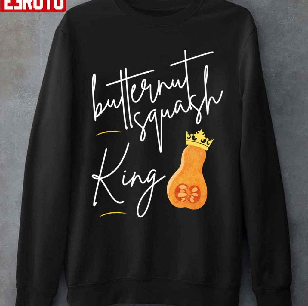 Organic Butternut Squash King Thanksgiving Unisex T-shirt