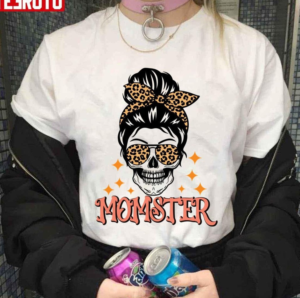 Mom Ster Skull Mom Design For Halloween Unisex Sweatshirt