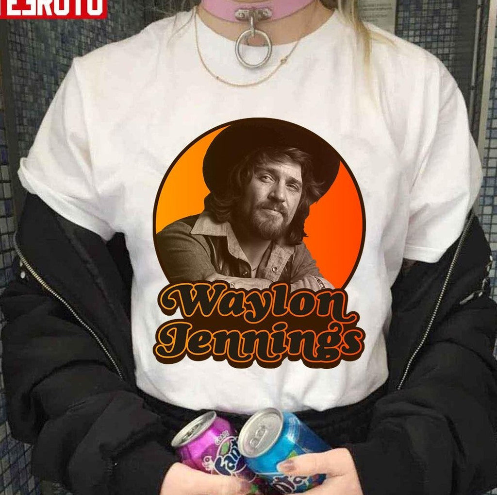 Retro Waylon Jennings Unisex Sweatshirt