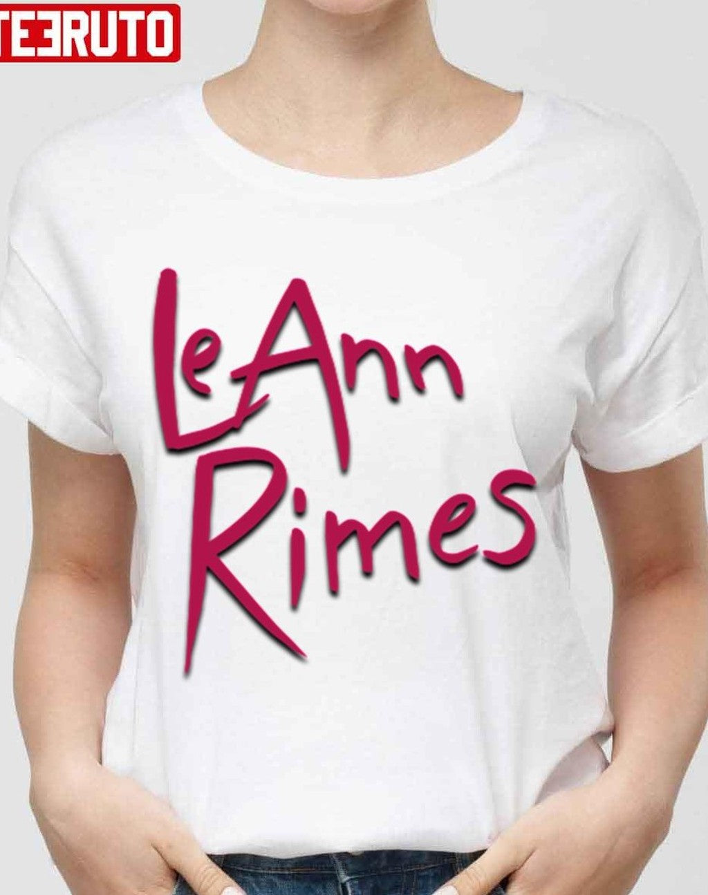 Pink Logo Art Leann Rimes Unisex Sweatshirt