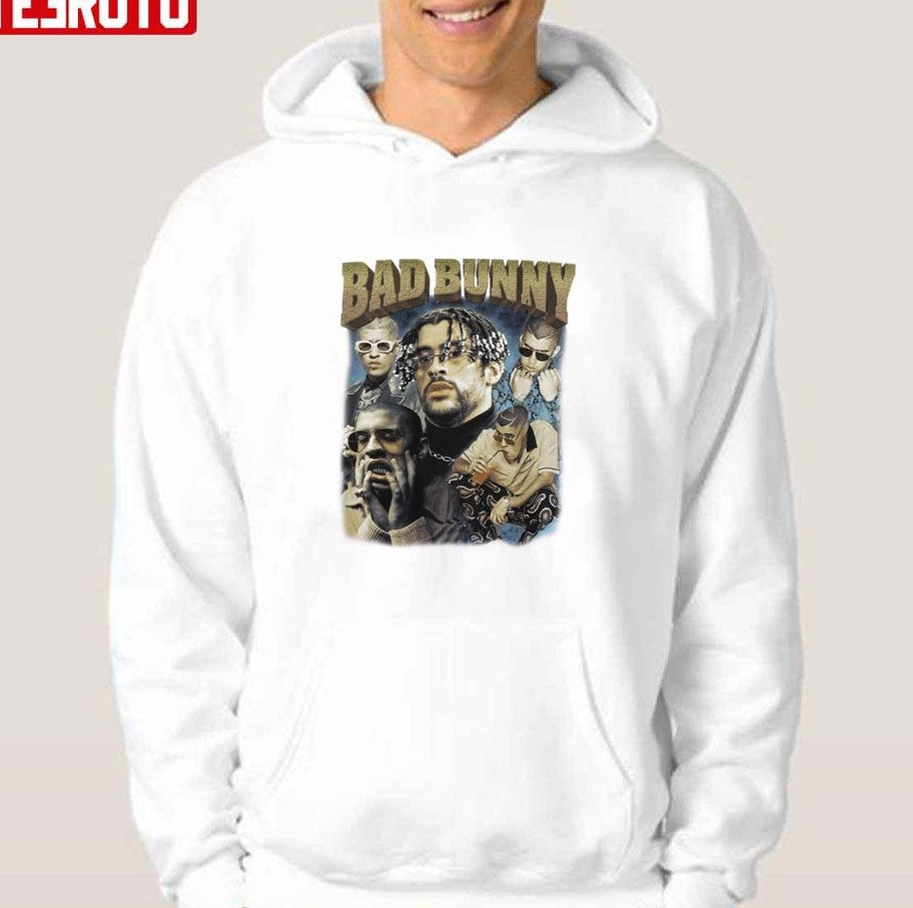 Bad Bunny Rap Hip-Hop Vintage Retro Unisex T-Shirt