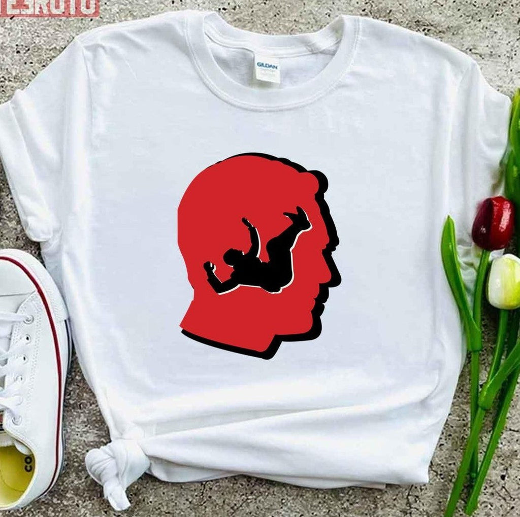 Silhouette Art Falling Mad Men Tv Show Unisex T-Shirt