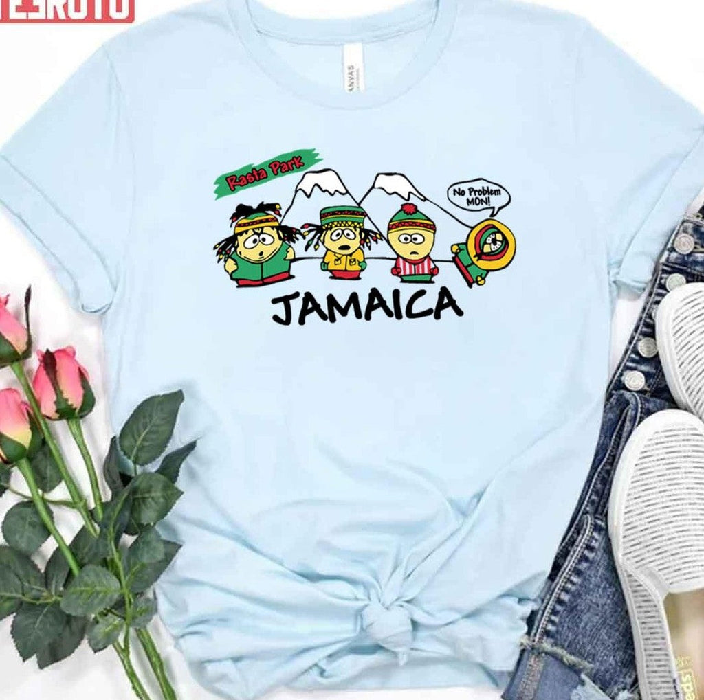 Smoke Park Rasta Park Jamaica Southpark Unisex T-Shirt