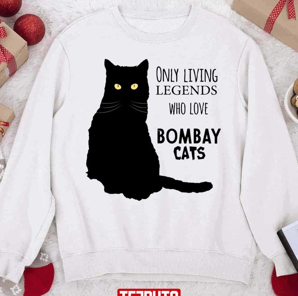 Only Living Legends Who Love Bombay Cats Unisex Sweatshirt