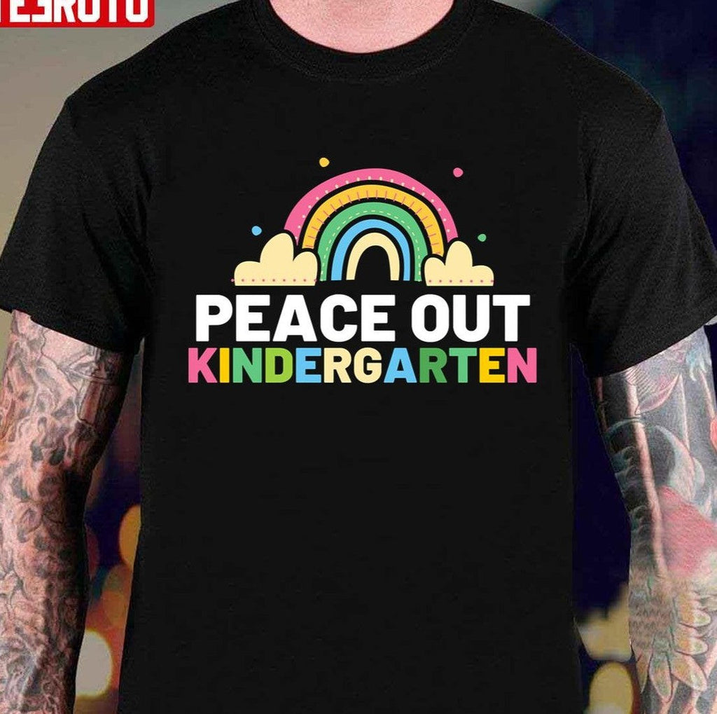 Peace Out Kindergarten Unisex Sweatshirt