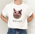 Beluga The Meme Cat Rip Ollie Unisex T-Shirt