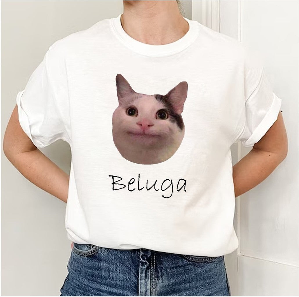 Beluga The Meme Cat Rip Ollie Unisex T-Shirt