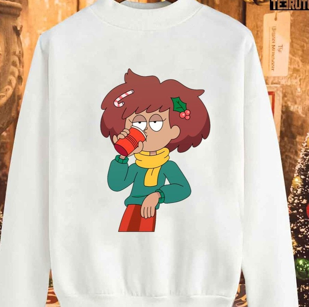 Anne Boonchuy Amphibia Christmas Unisex Sweatshirt