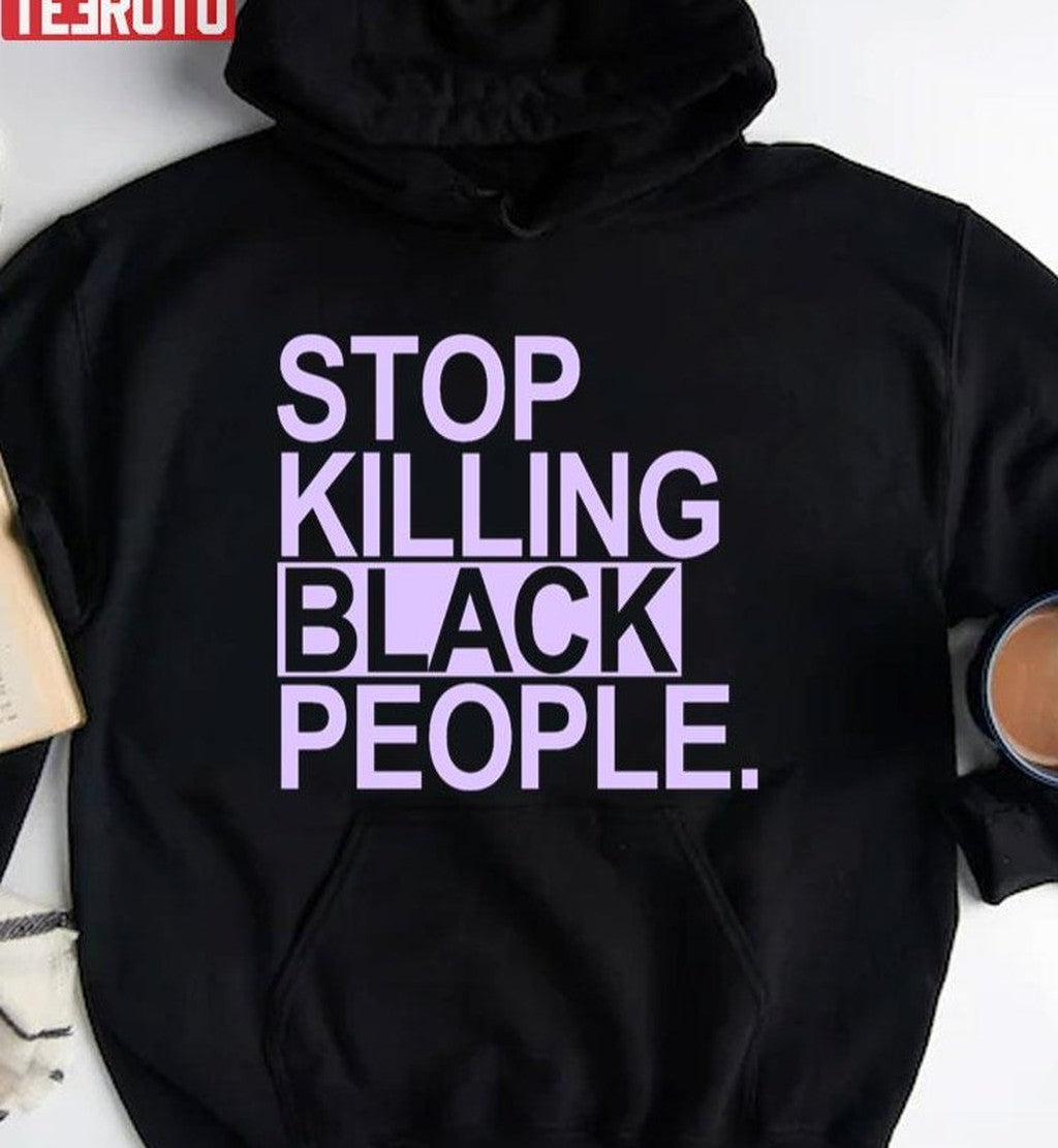 Stop Killing Black People Lavender Sweatshirt