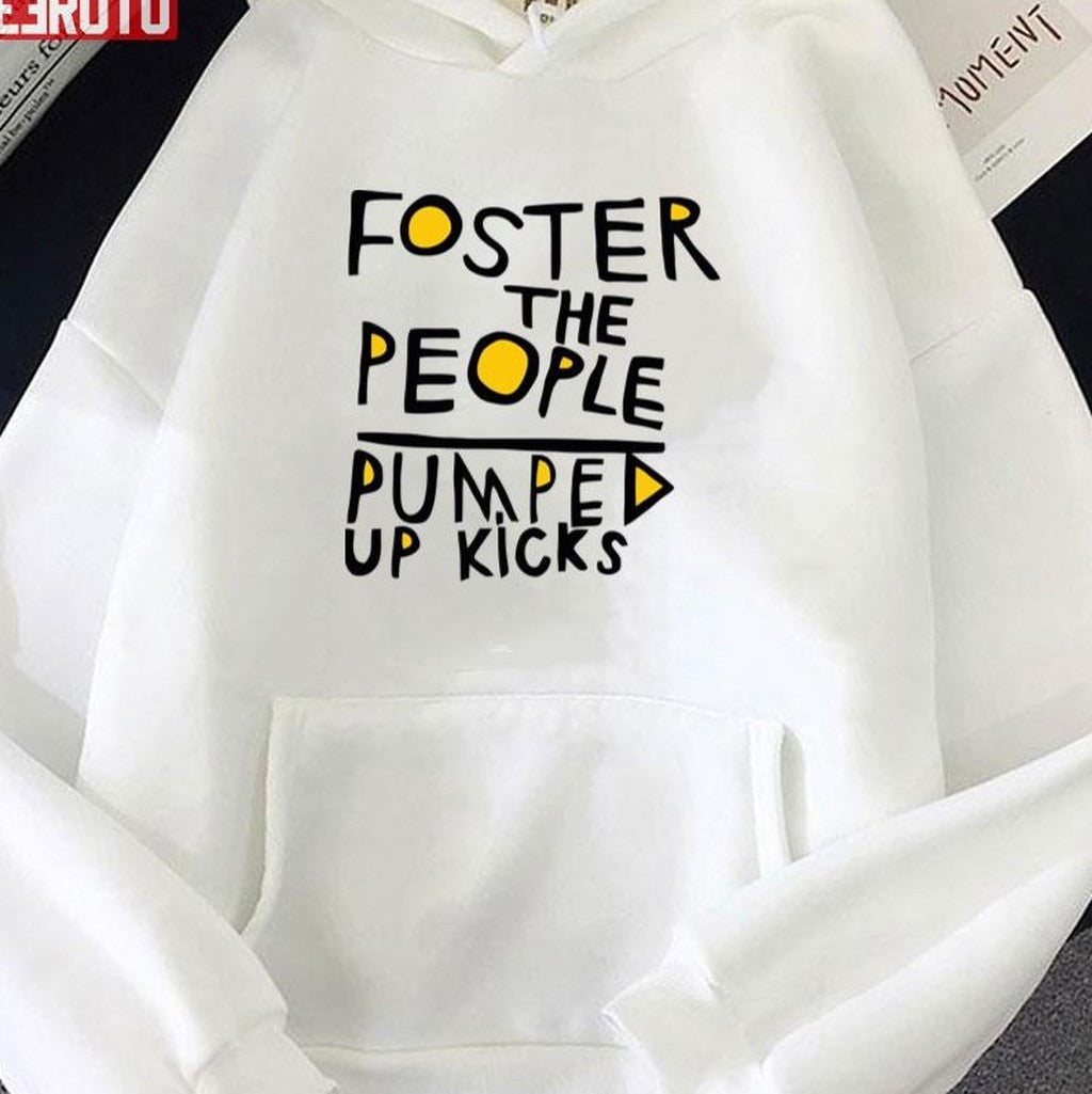 Pumped Up Kicks White The People Foster Design Unisex T-Shirt
