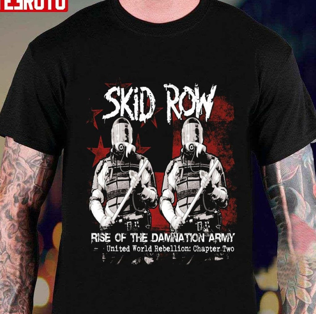 Rise Of The Damnation Army Skid Row Unisex T-Shirt