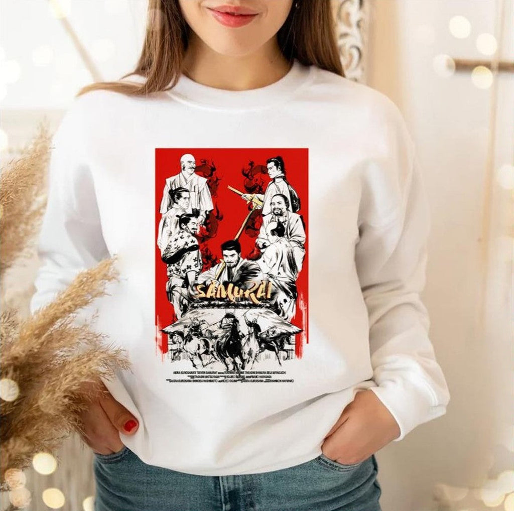 Retro Seven Samurai 1954 Movie Unisex Sweatshirt