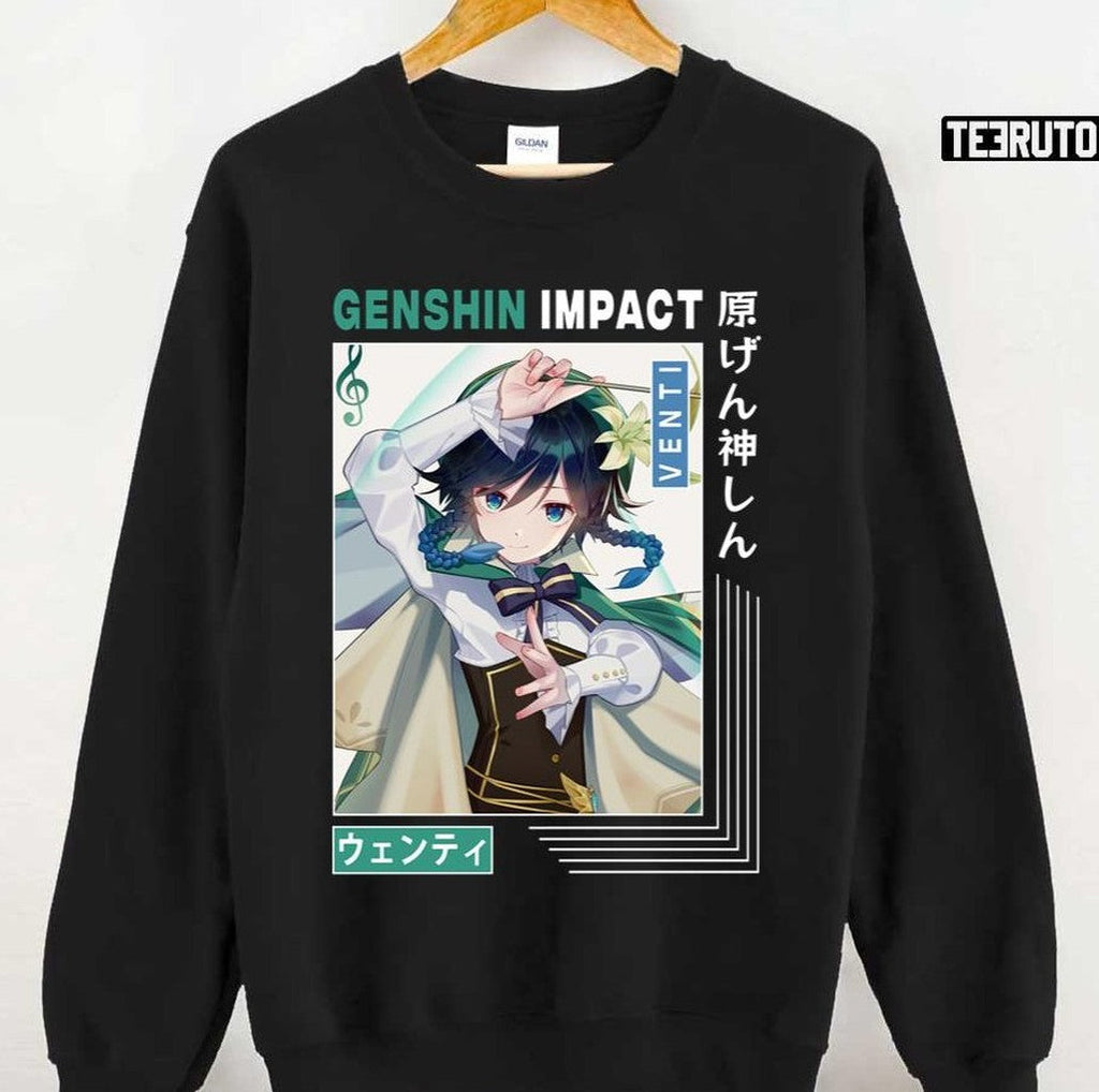 Best Venti Genshin Impact Venti Artwork Unisex T-Shirt