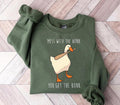 Silly Goose Mess With The Honk You Get The Bonk Sweatshirt, Silly Goose Shirt, Summer Shirt, Gift for Men and for Women, Xmas Gift, Xmas Gift Trending