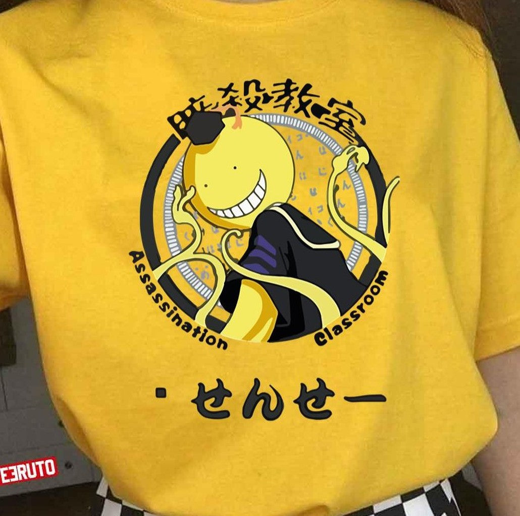 Anime Assassination Classroom Koro Sensei Logo Unisex T-Shirt
