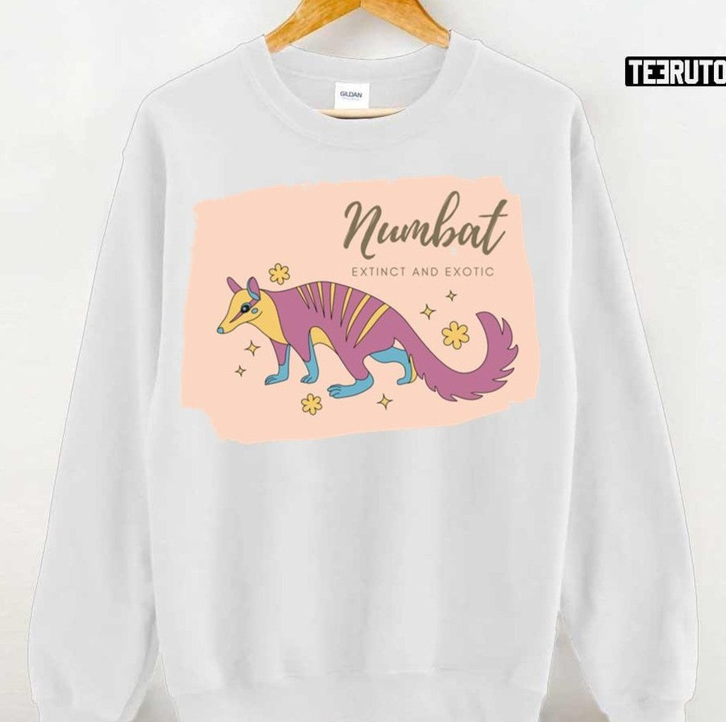 Numbat Australian Animal Extinct And Exotic Unisex T-Shirt