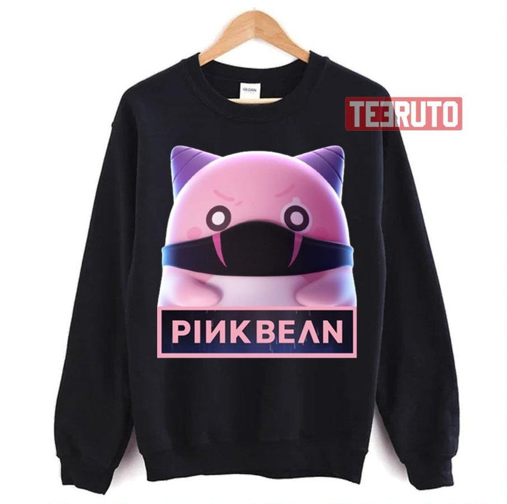 Pink Bean Maplestory Black Mask Graphic Unisex T-Shirt