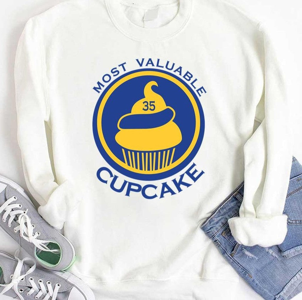 Most Valuable Cupcake Blue Crest Unisex T-Shirt