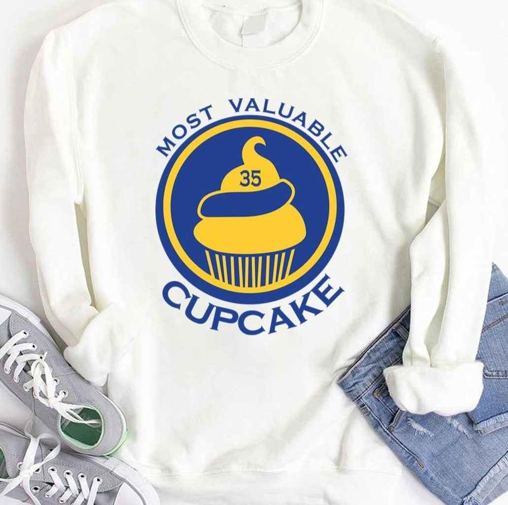 Most Valuable Cupcake Blue Crest Unisex T-Shirt