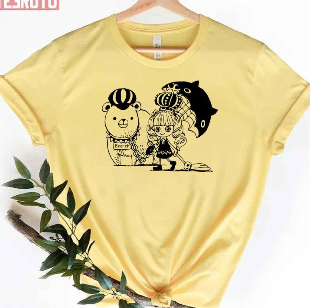 Perona And Beareh Childhood Black White Unisex T-Shirt