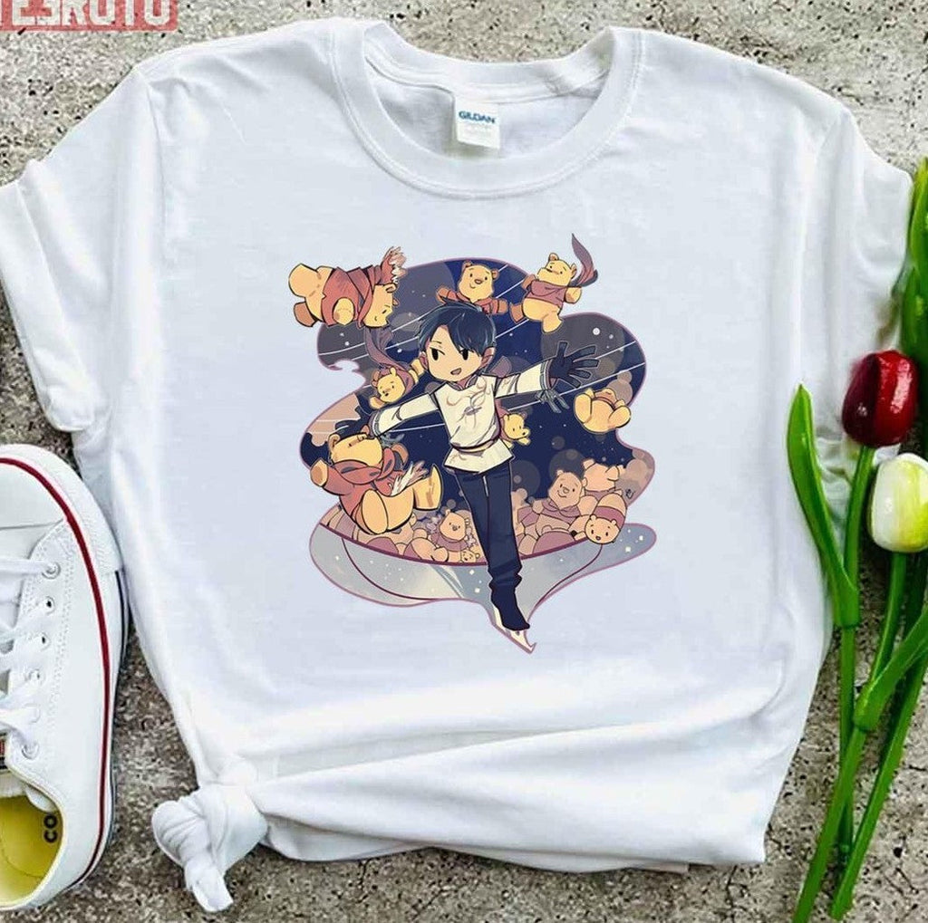 Pooh Yuzuru Hanyu Chibi Fanart Unisex T-Shirt
