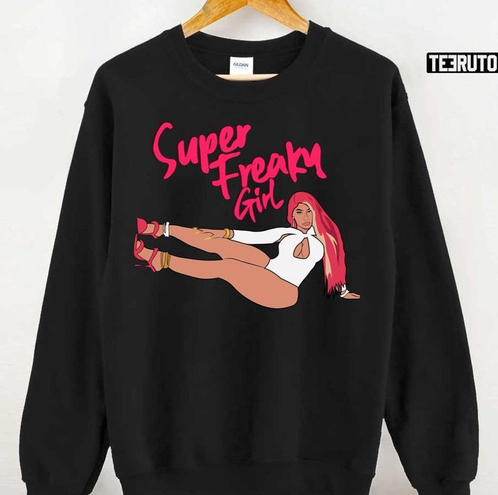Super Freaky Girl Pink Nicki Minaj Artwork Unisex T-shirt