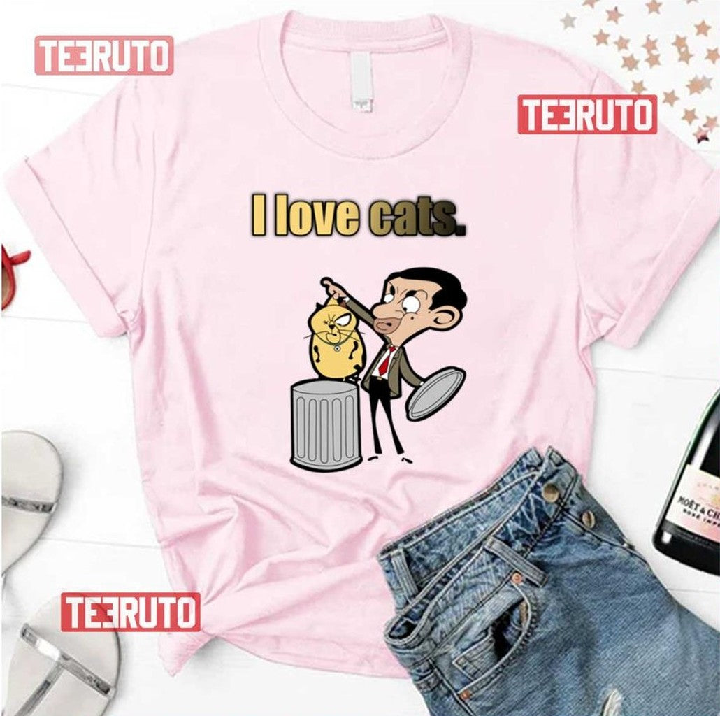 Mr Bean With Scrapper Unisex T-Shirt